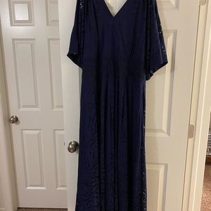 Worn once navy blue dress